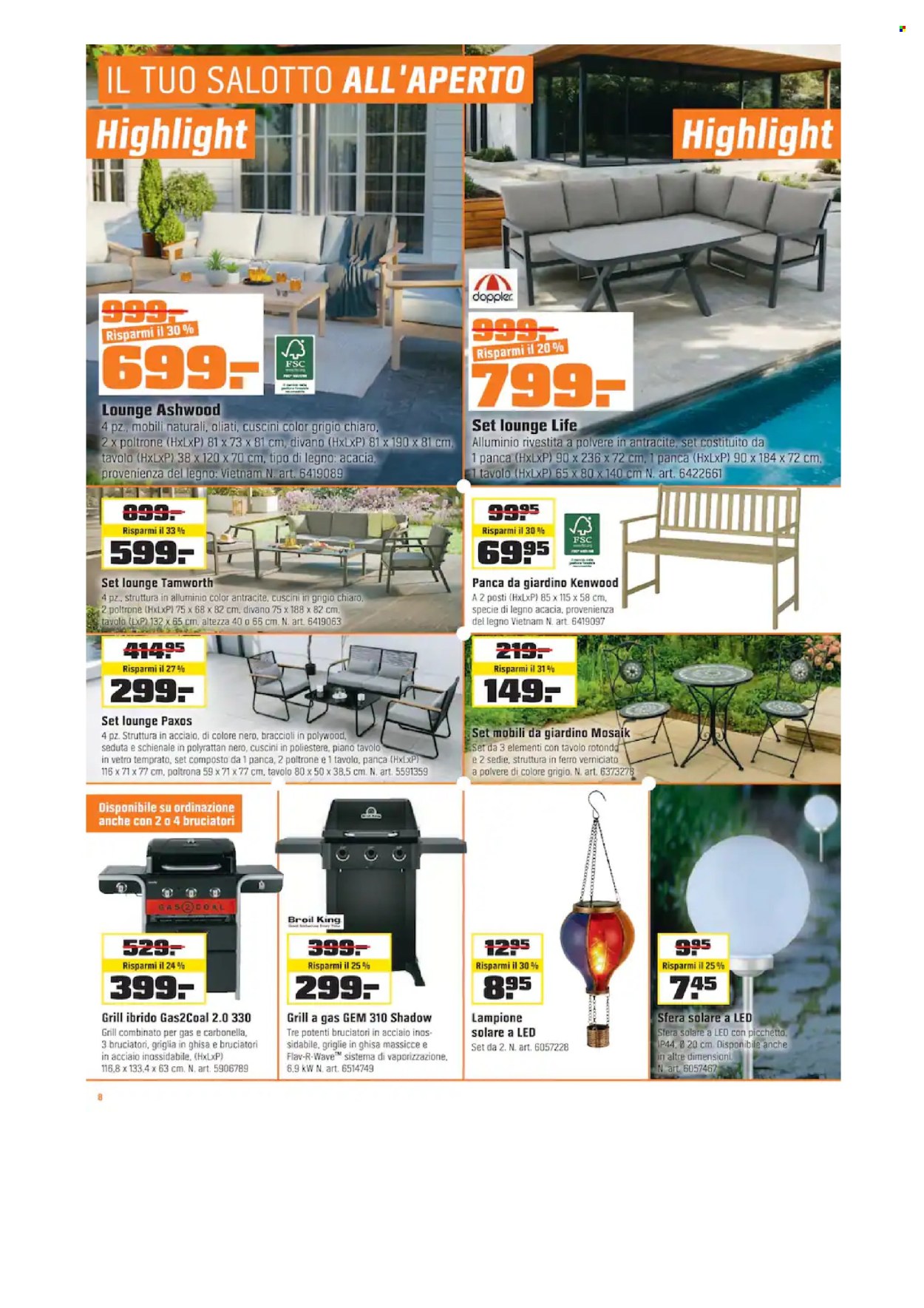 Catalogue OBI - 29.4.2026 - 12.5.2026. Page 8. Page 8