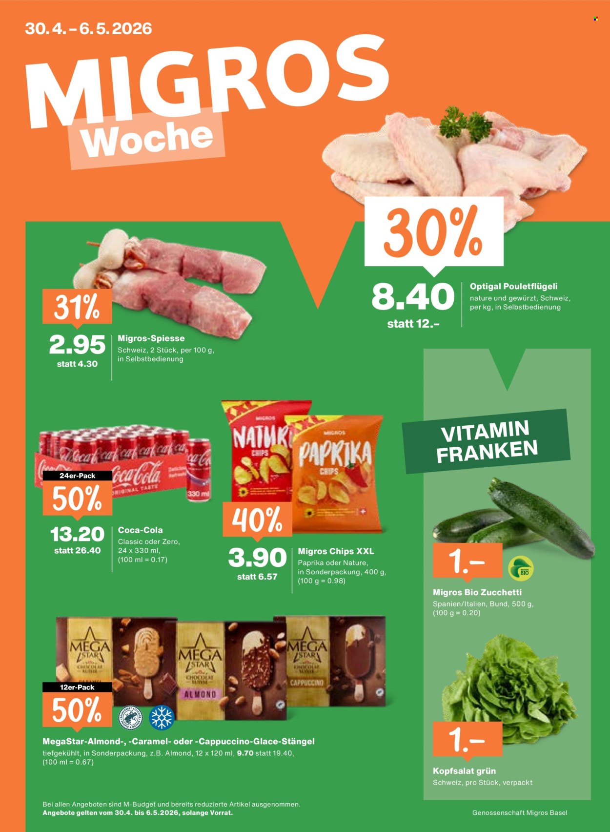 Catalogue Migros - 30.4.2026 - 6.5.2026. Page 1. Page 1
