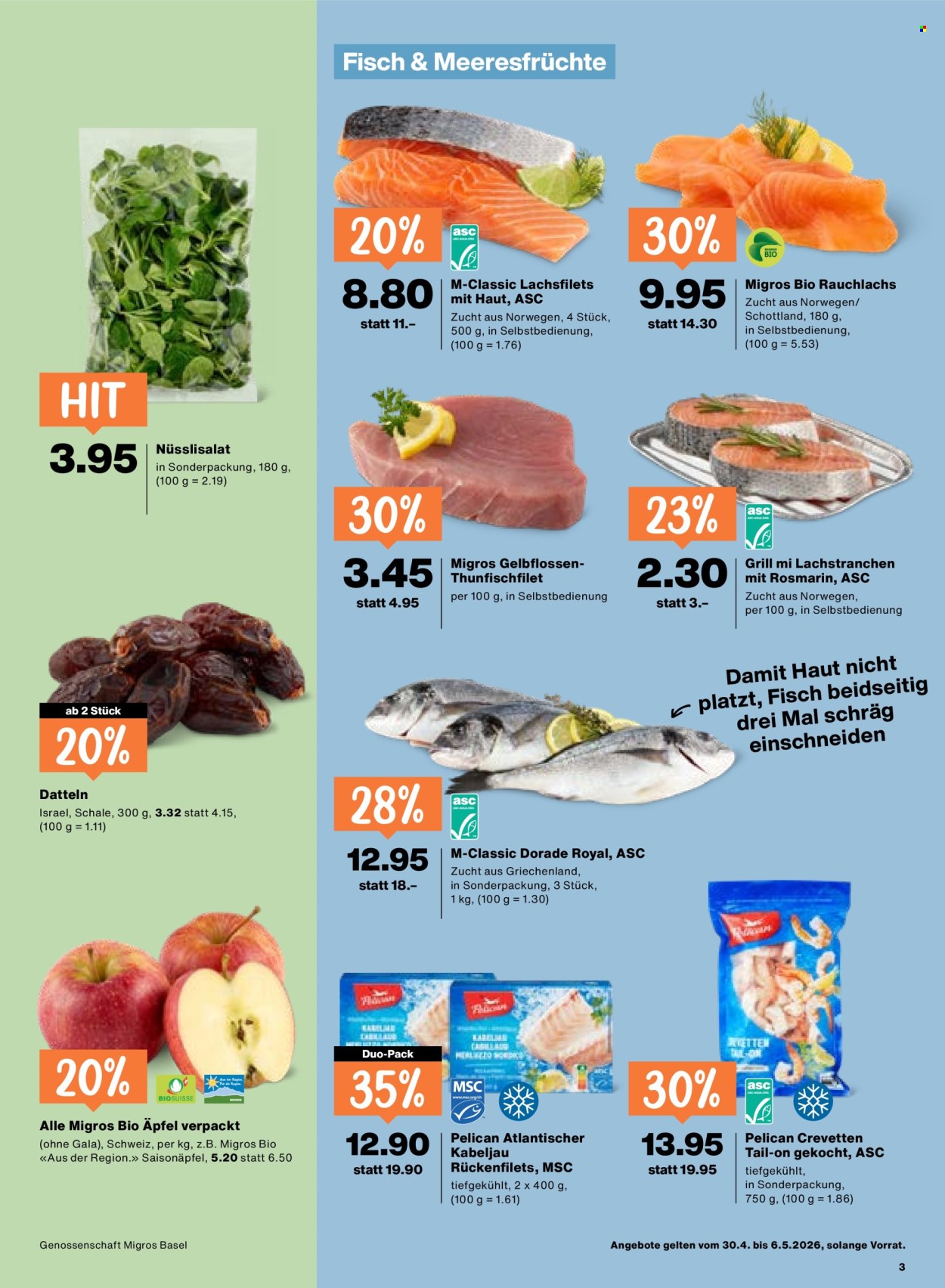 Catalogue Migros - 30.4.2026 - 6.5.2026. Page 3. Page 3
