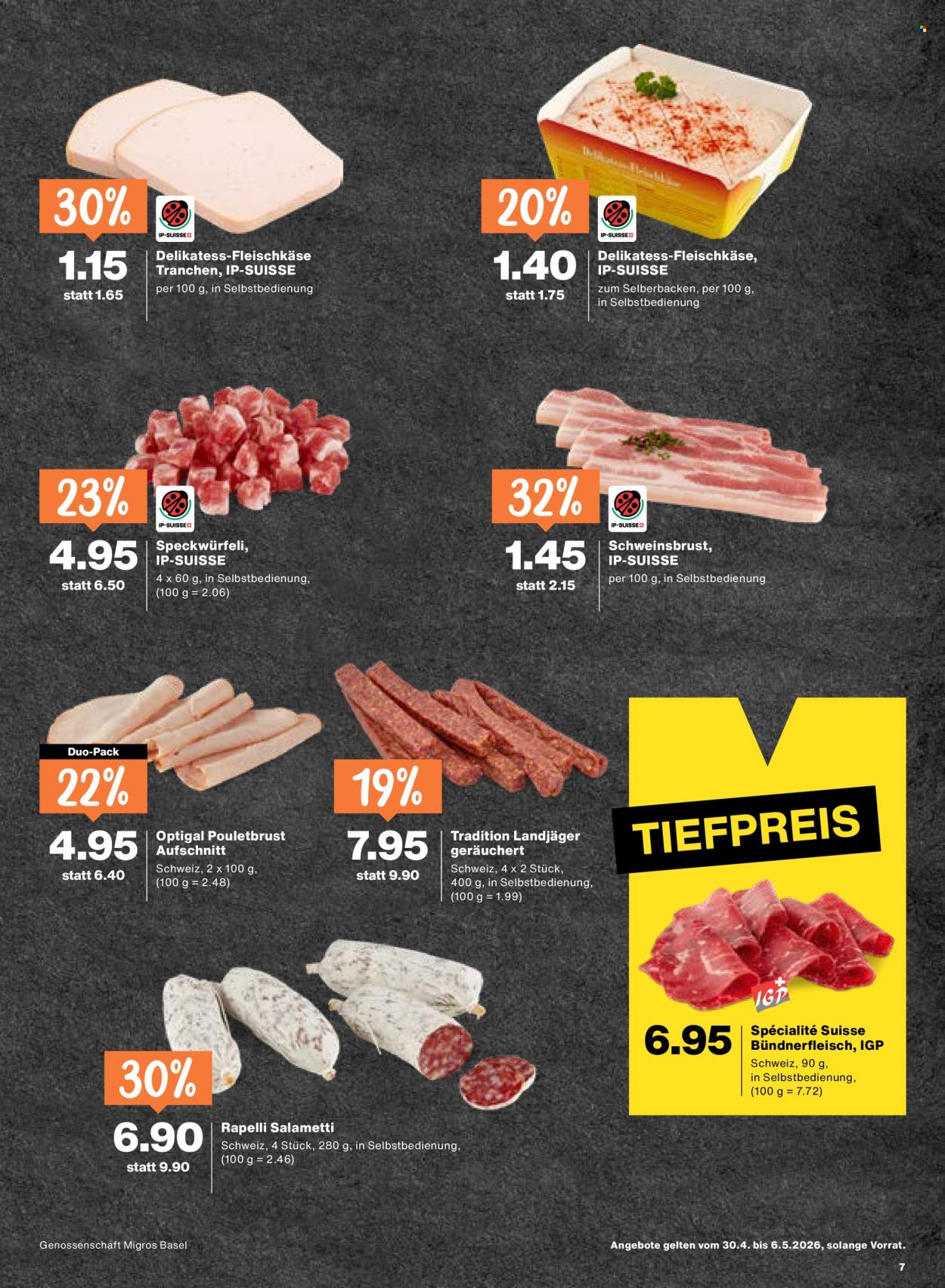 Catalogue Migros - 30.4.2026 - 6.5.2026. Page 7. Page 7