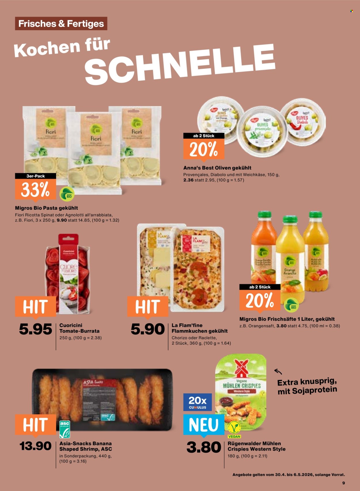 Catalogue Migros - 30.4.2026 - 6.5.2026. Page 9. Page 9
