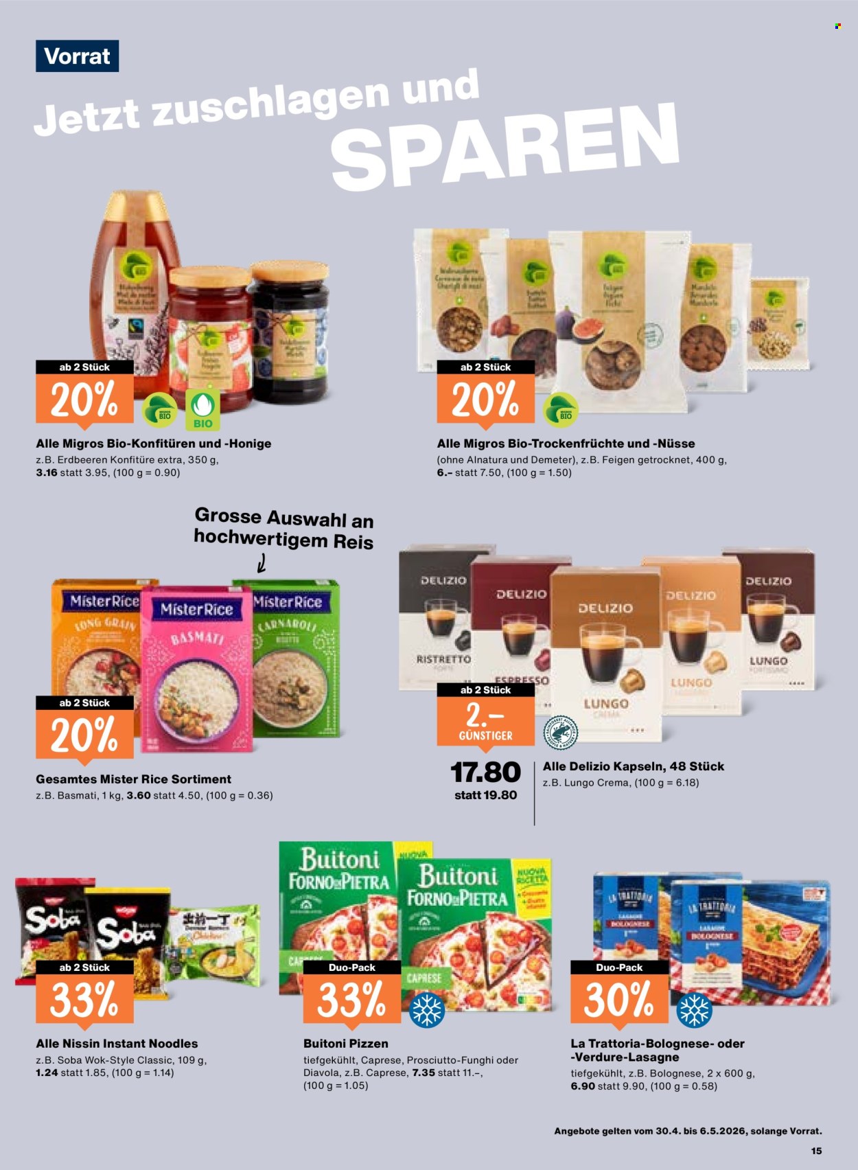 Catalogue Migros - 30.4.2026 - 6.5.2026. Page 15. Page 15