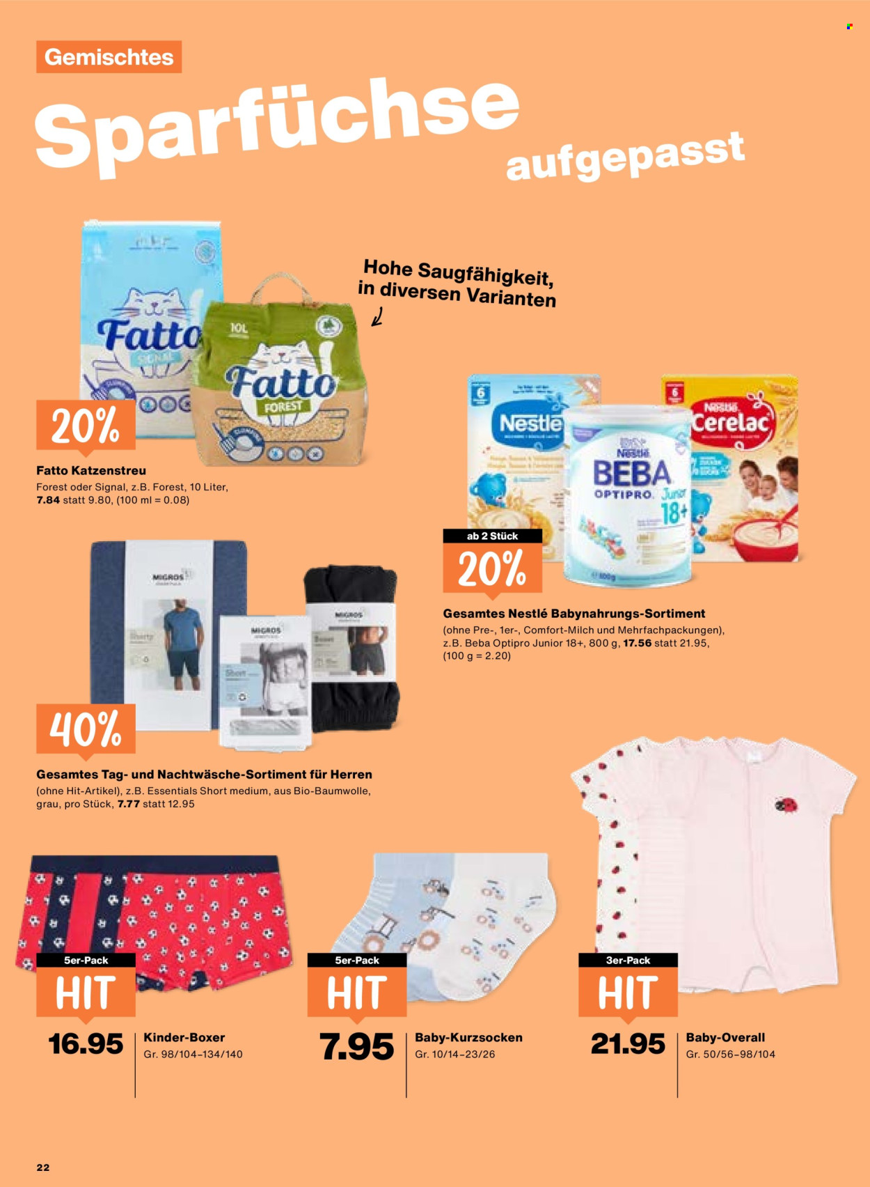 Catalogue Migros - 30.4.2026 - 6.5.2026. Page 22. Page 22