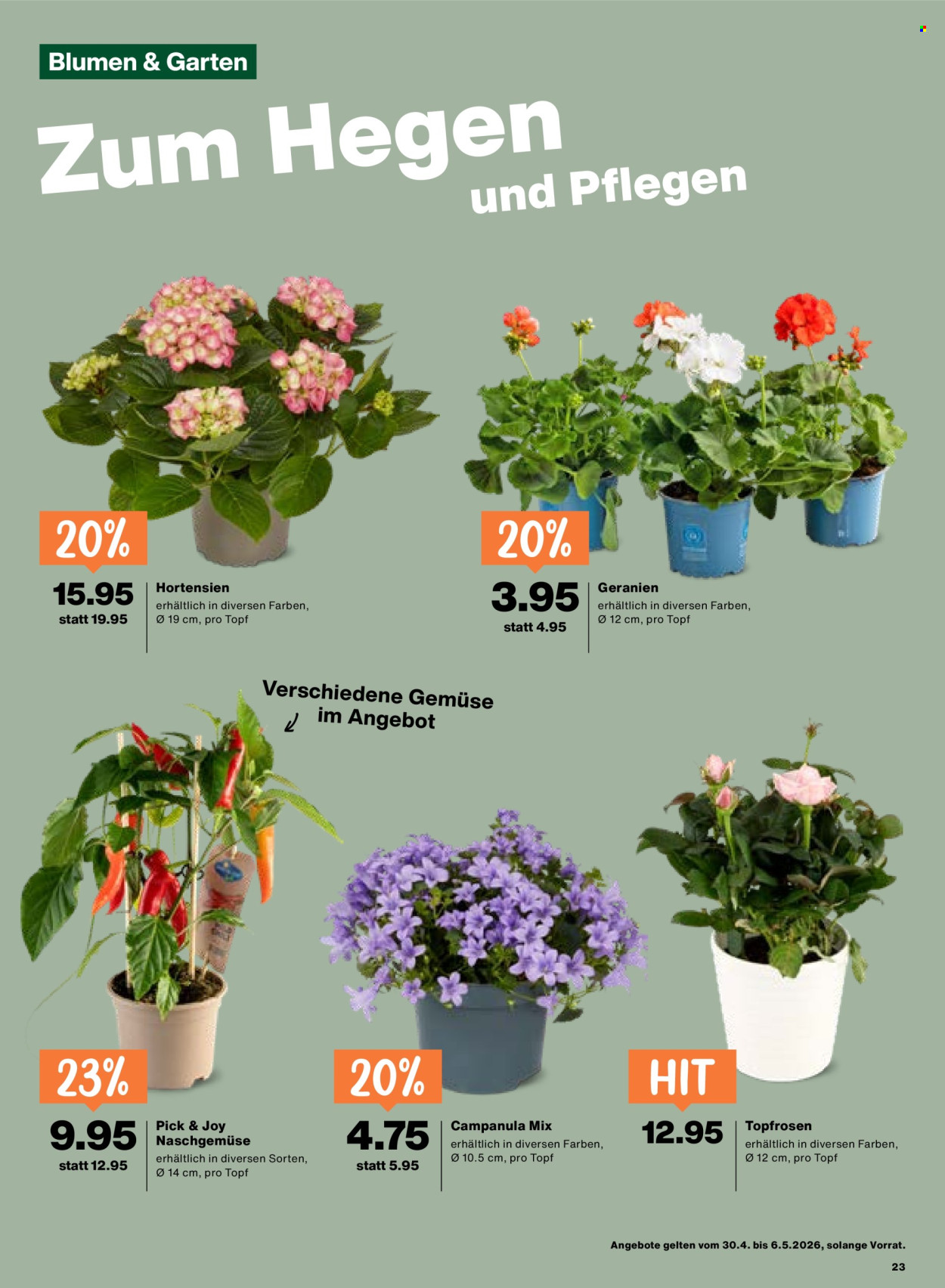 Catalogue Migros - 30.4.2026 - 6.5.2026. Page 23. Page 23