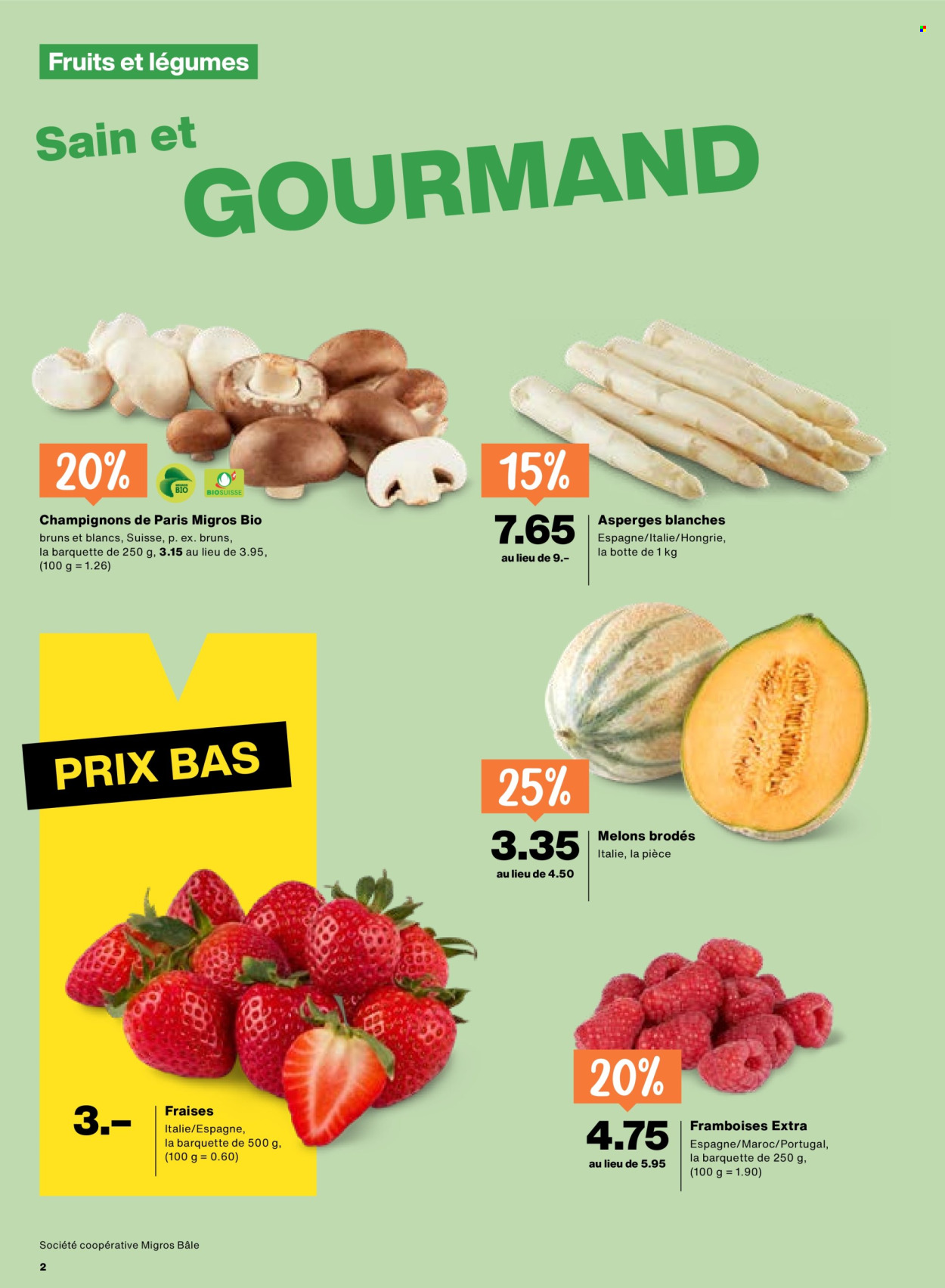 Catalogue Migros - 30.4.2026 - 6.5.2026. Page 2. Page 2