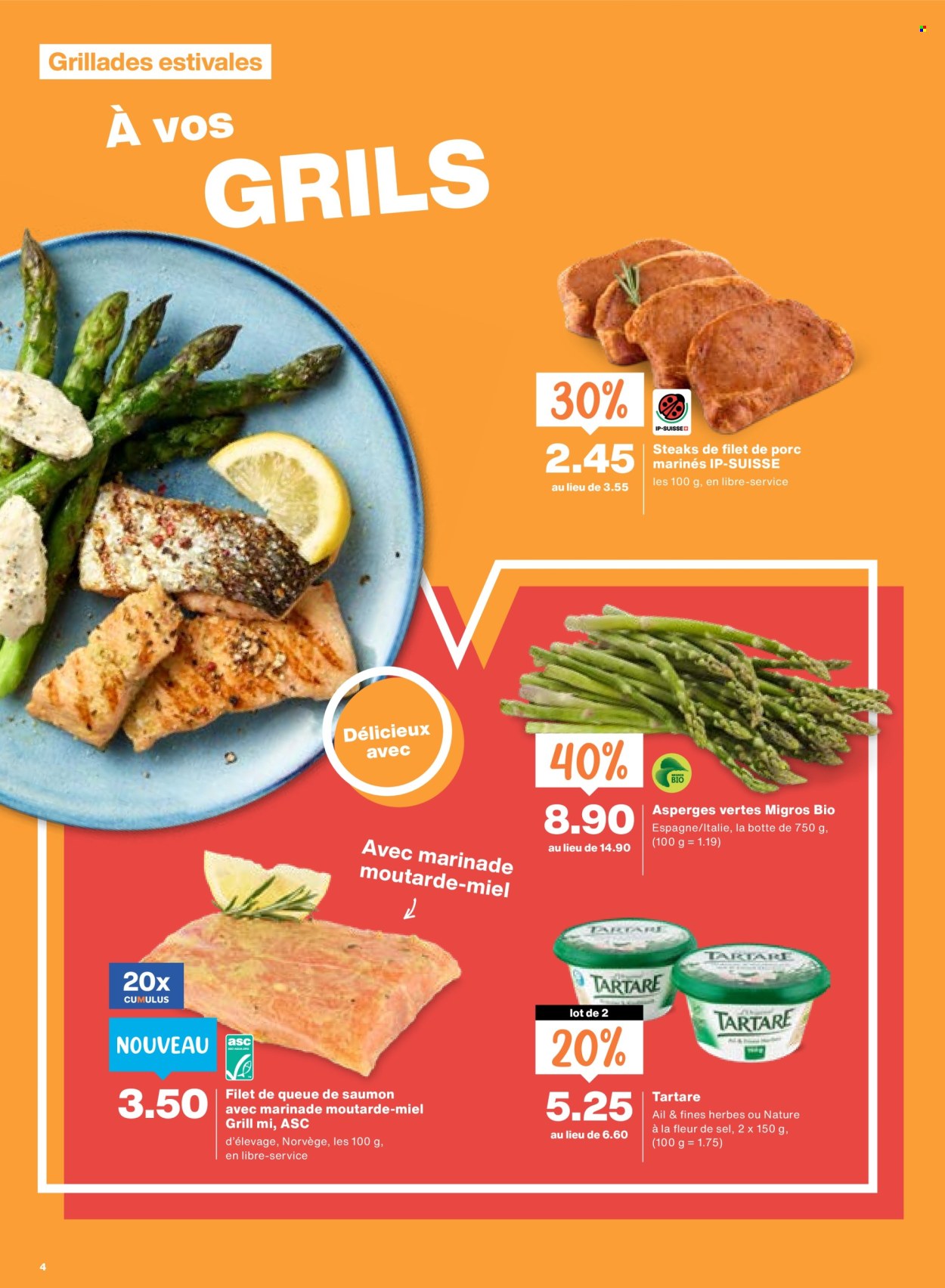 Catalogue Migros - 30.4.2026 - 6.5.2026. Page 4. Page 4