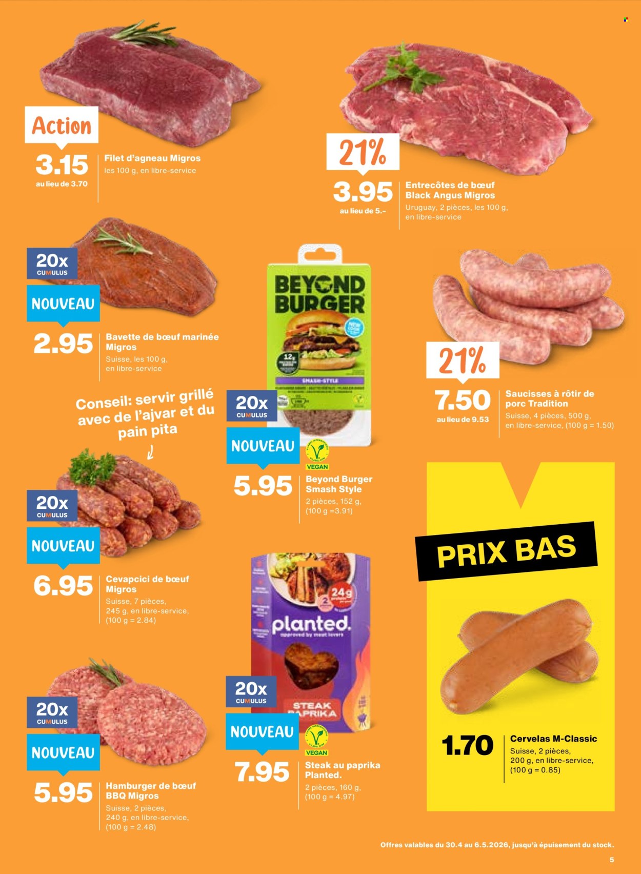 Catalogue Migros - 30.4.2026 - 6.5.2026. Page 5. Page 5
