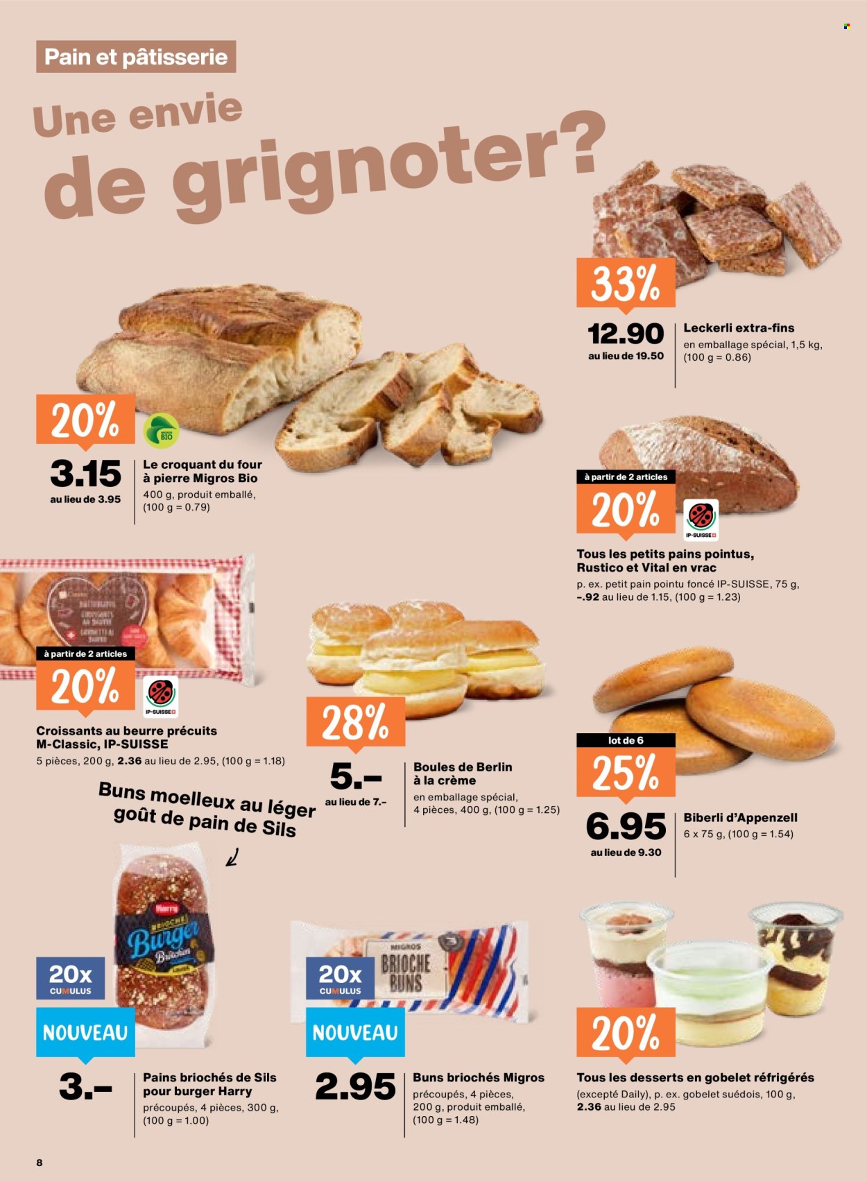 Catalogue Migros - 30.4.2026 - 6.5.2026. Page 8. Page 8