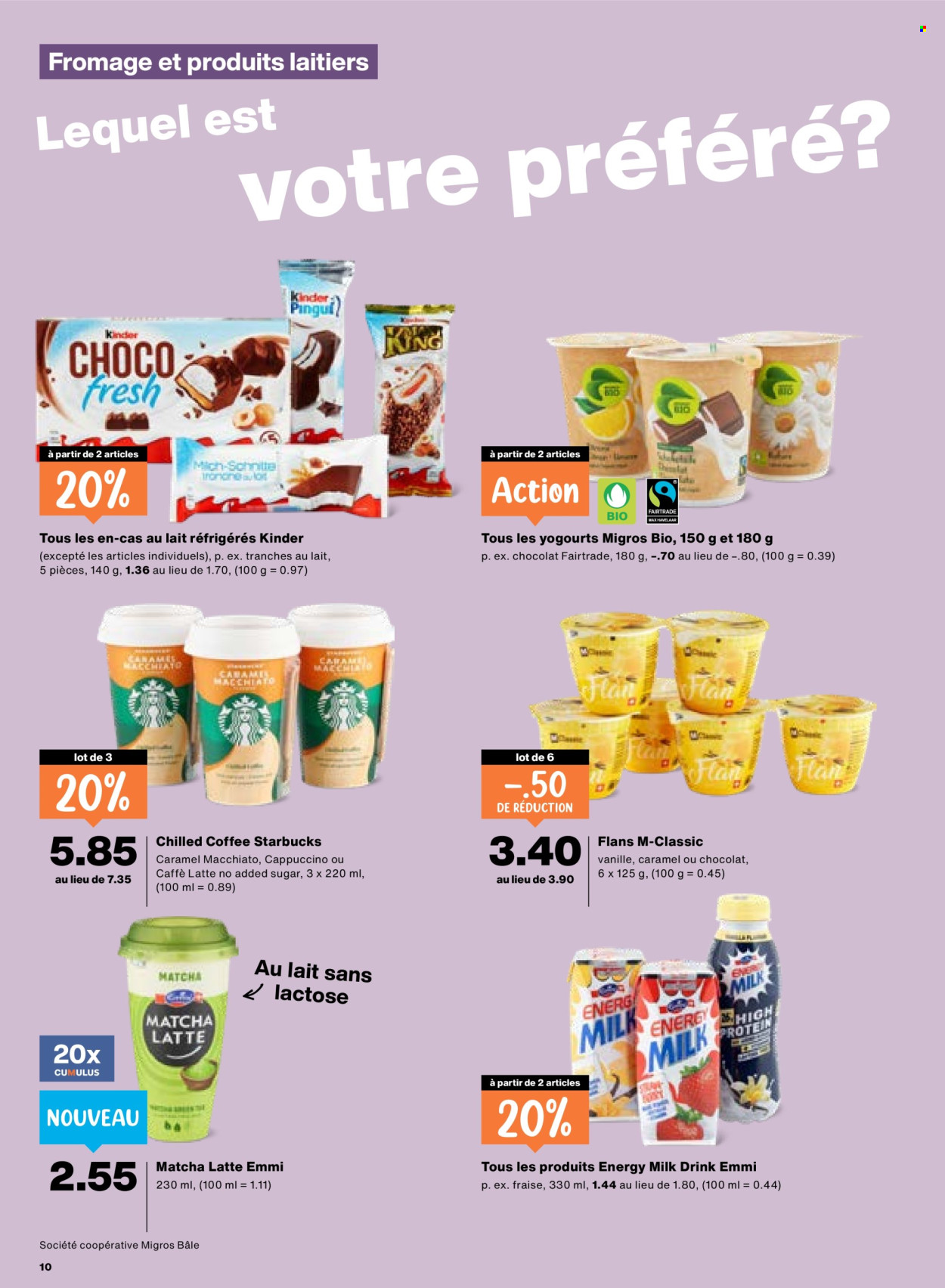 Catalogue Migros - 30.4.2026 - 6.5.2026. Page 10. Page 10