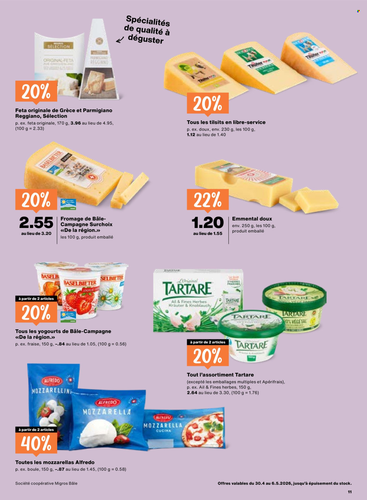 Catalogue Migros - 30.4.2026 - 6.5.2026. Page 11. Page 11