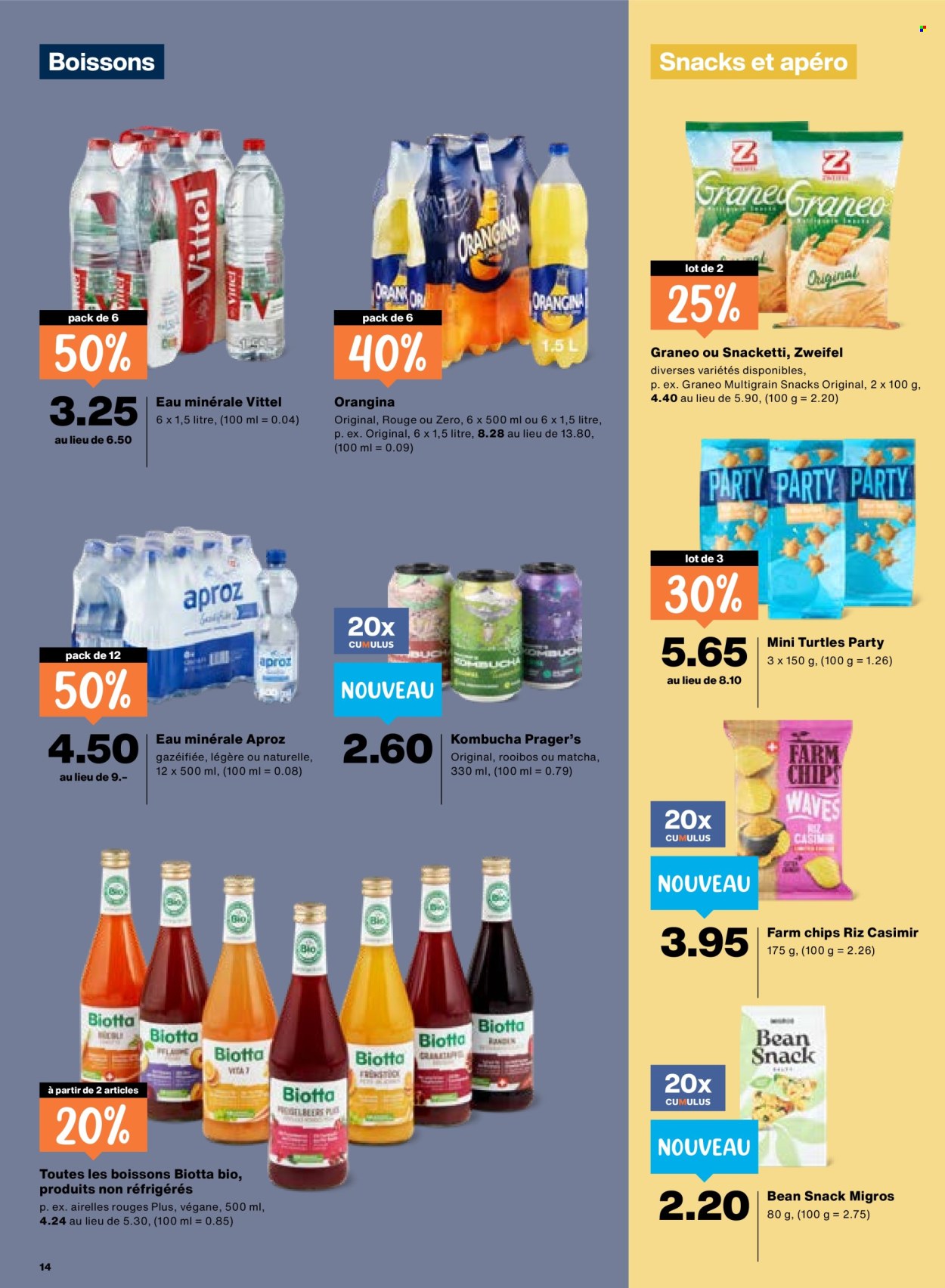 Catalogue Migros - 30.4.2026 - 6.5.2026. Page 14. Page 14