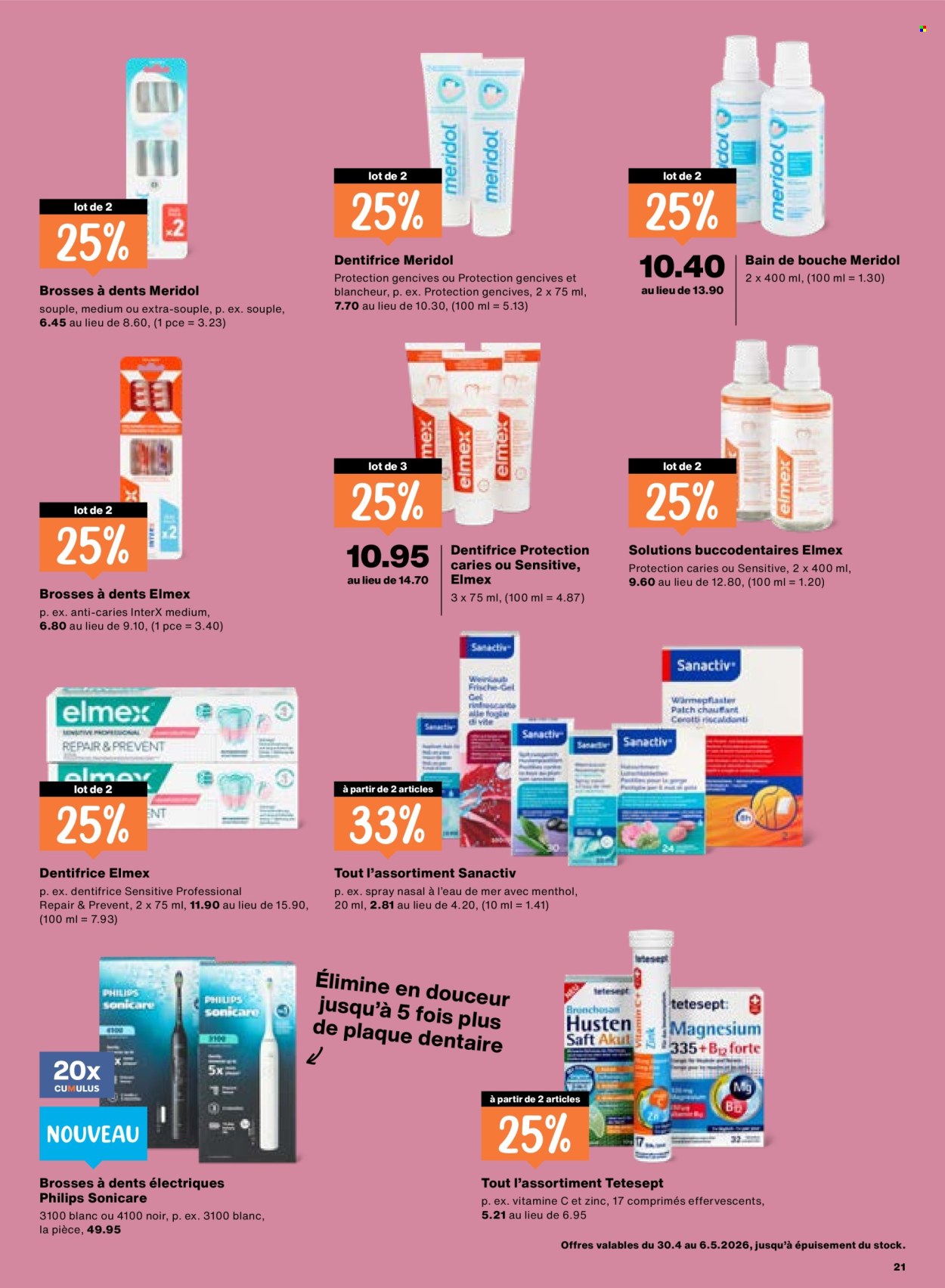 Catalogue Migros - 30.4.2026 - 6.5.2026. Page 21. Page 21