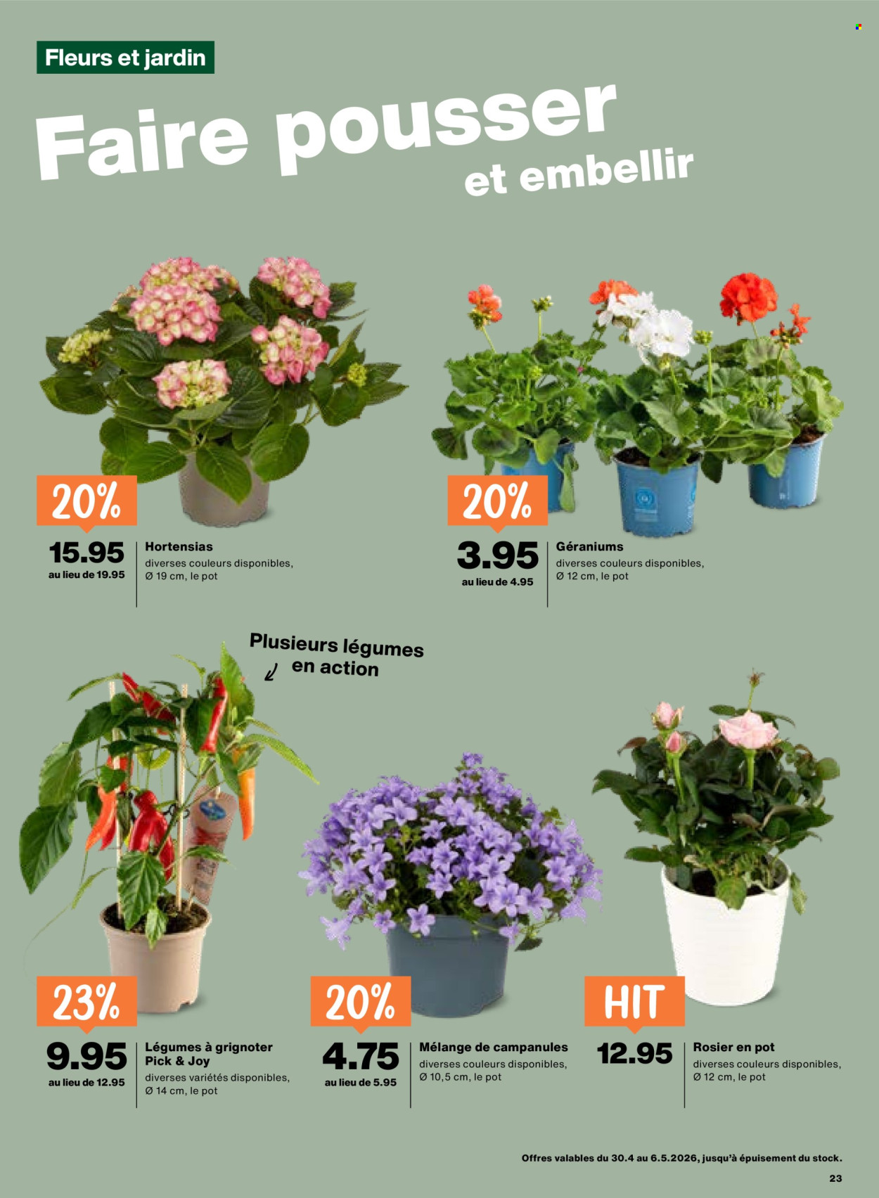 Catalogue Migros - 30.4.2026 - 6.5.2026. Page 23. Page 23