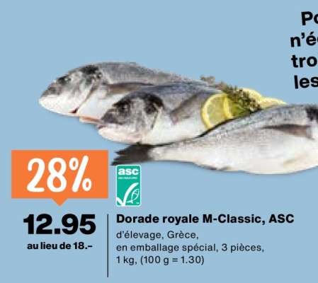 Dorade royale M-Classic, ASC