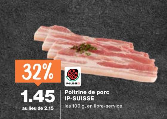 Poitrine de porc