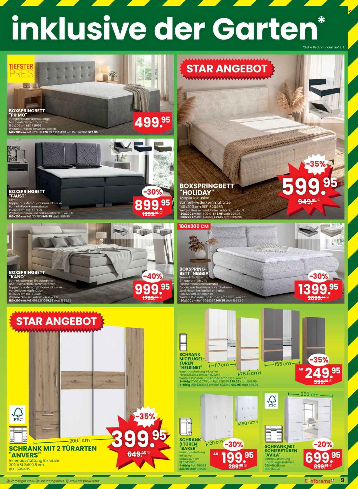 Catalogue Conforama - 29.4.2026 - 12.5.2026. Page 9. Page 9