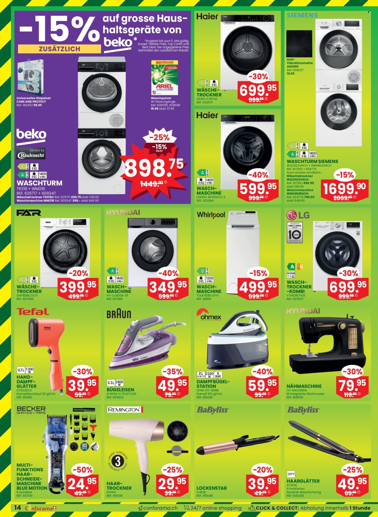 Catalogue Conforama - 29.4.2026 - 12.5.2026. Page 14. Page 14