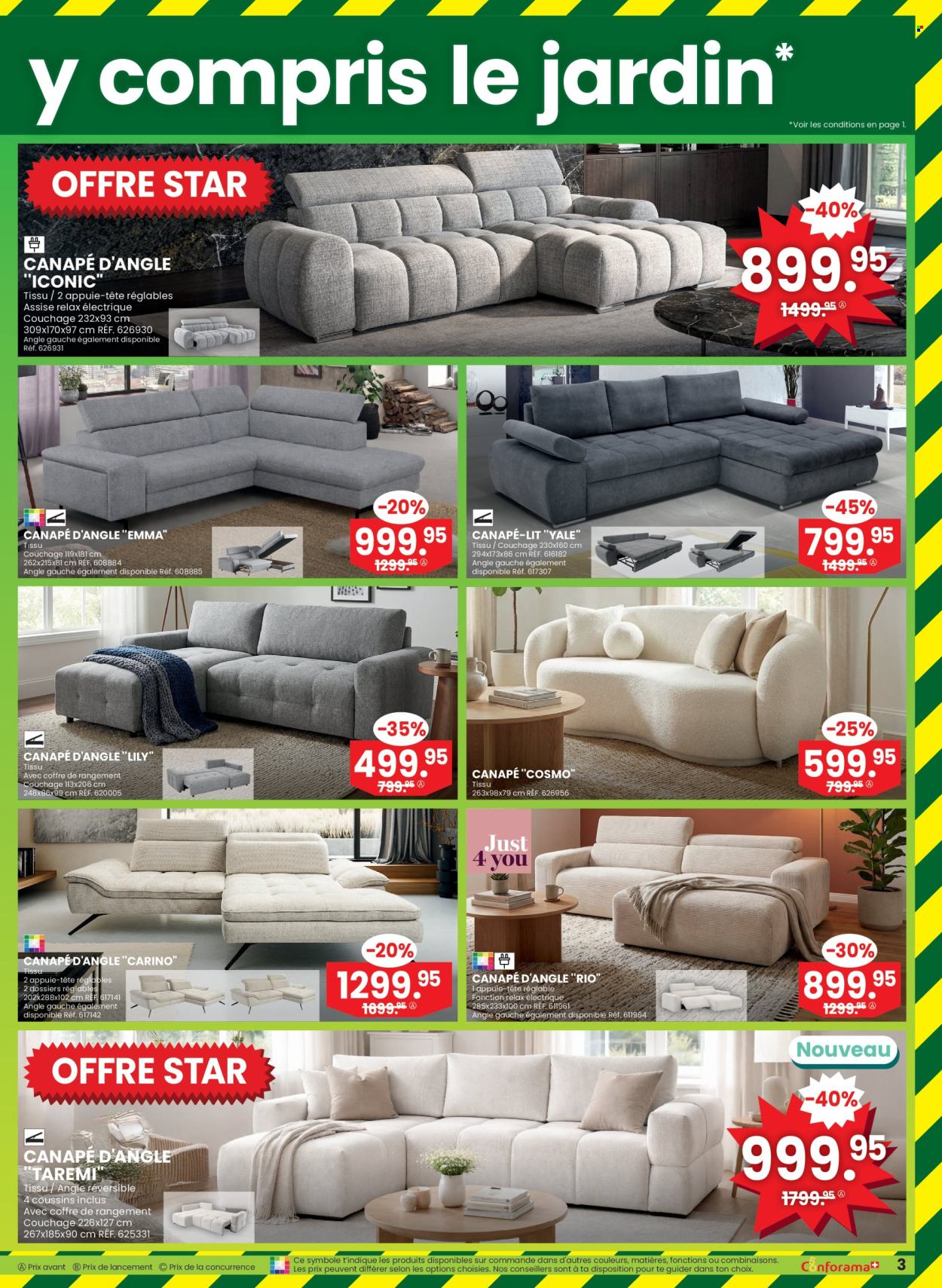 Catalogue Conforama - 29.4.2026 - 12.5.2026. Page 3. Page 3