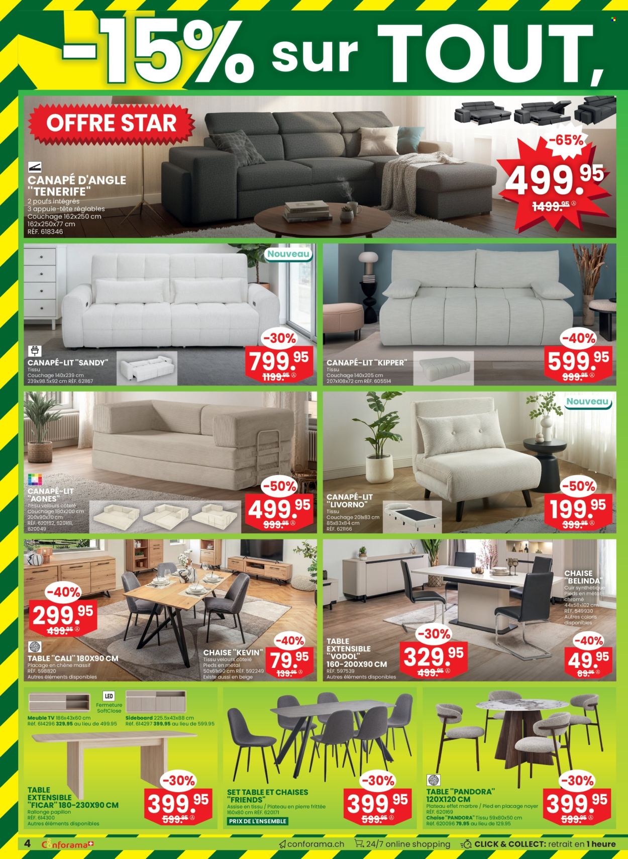 Catalogue Conforama - 29.4.2026 - 12.5.2026. Page 4. Page 4
