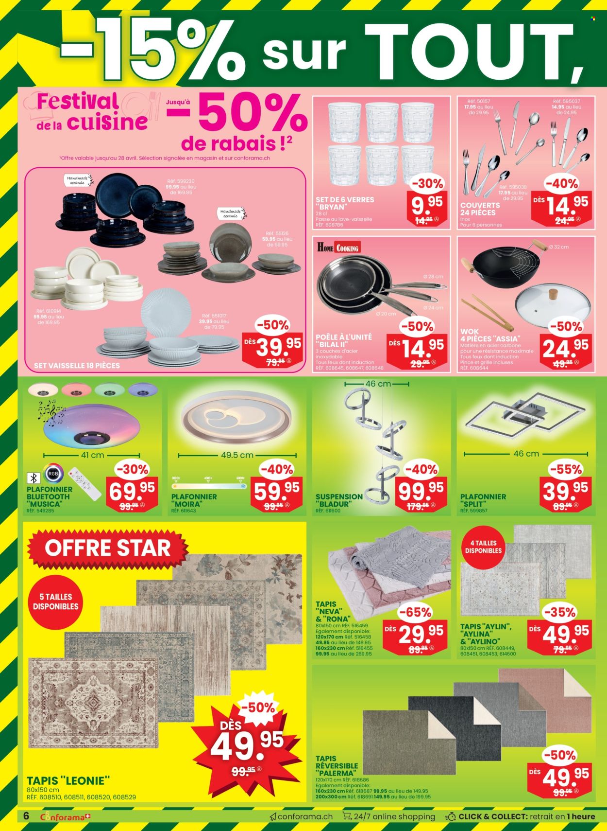 Catalogue Conforama - 29.4.2026 - 12.5.2026. Page 6. Page 6