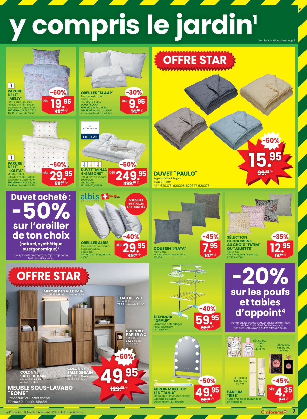 Catalogue Conforama - 29.4.2026 - 12.5.2026. Page 7. Page 7