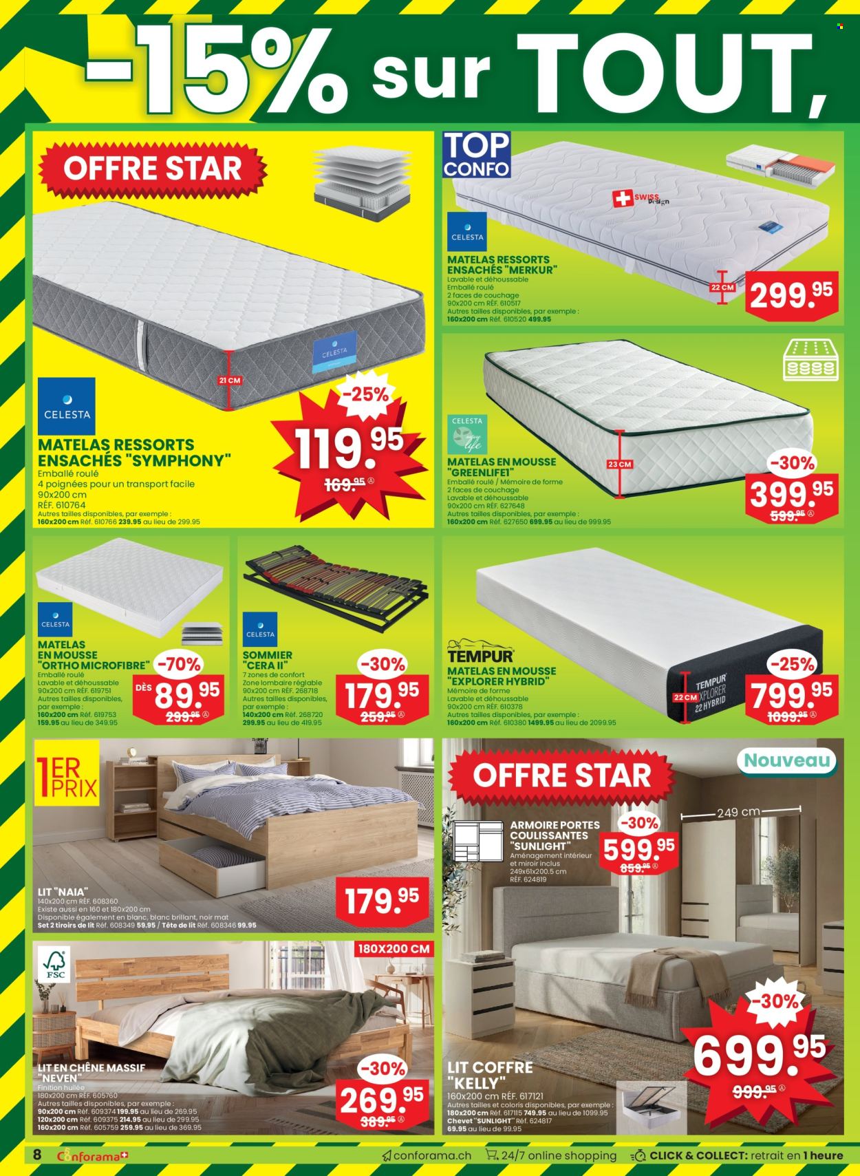 Catalogue Conforama - 29.4.2026 - 12.5.2026. Page 8. Page 8