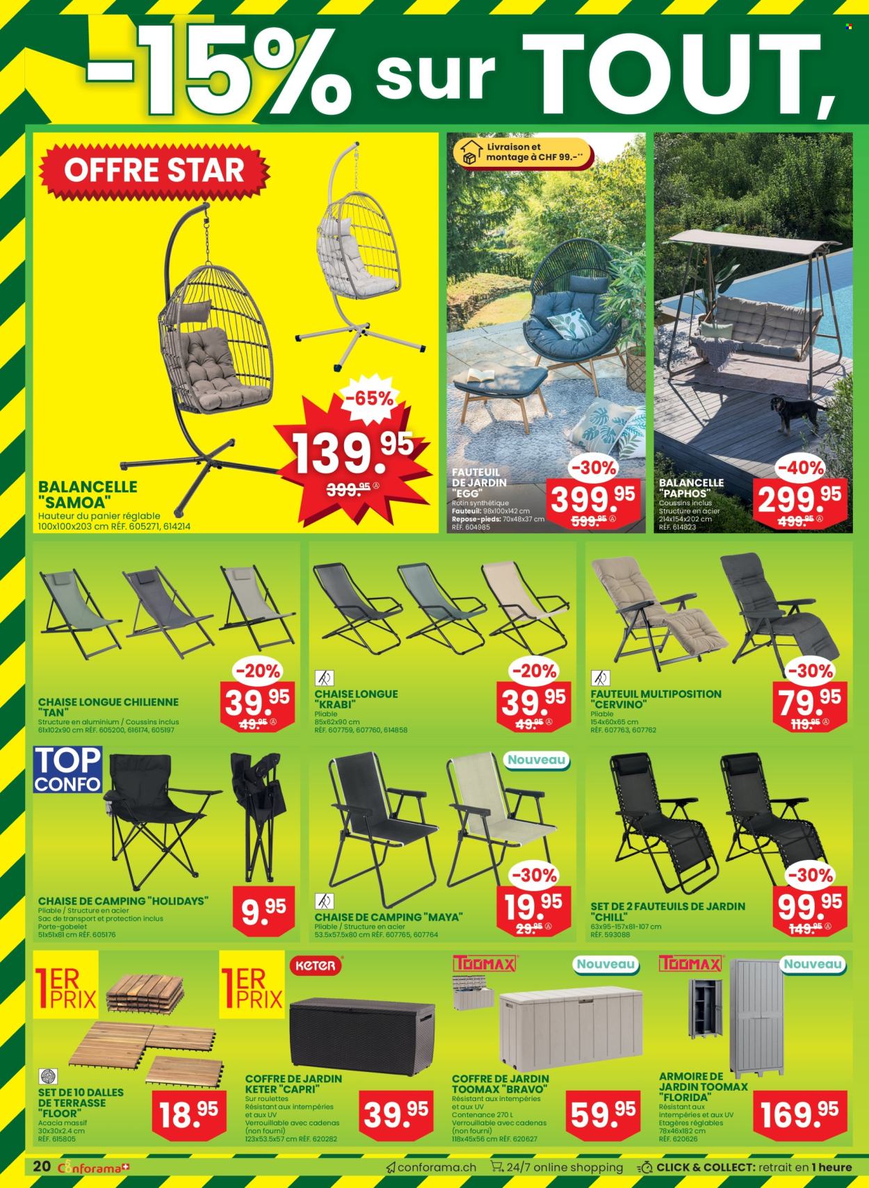 Catalogue Conforama - 29.4.2026 - 12.5.2026. Page 20. Page 20