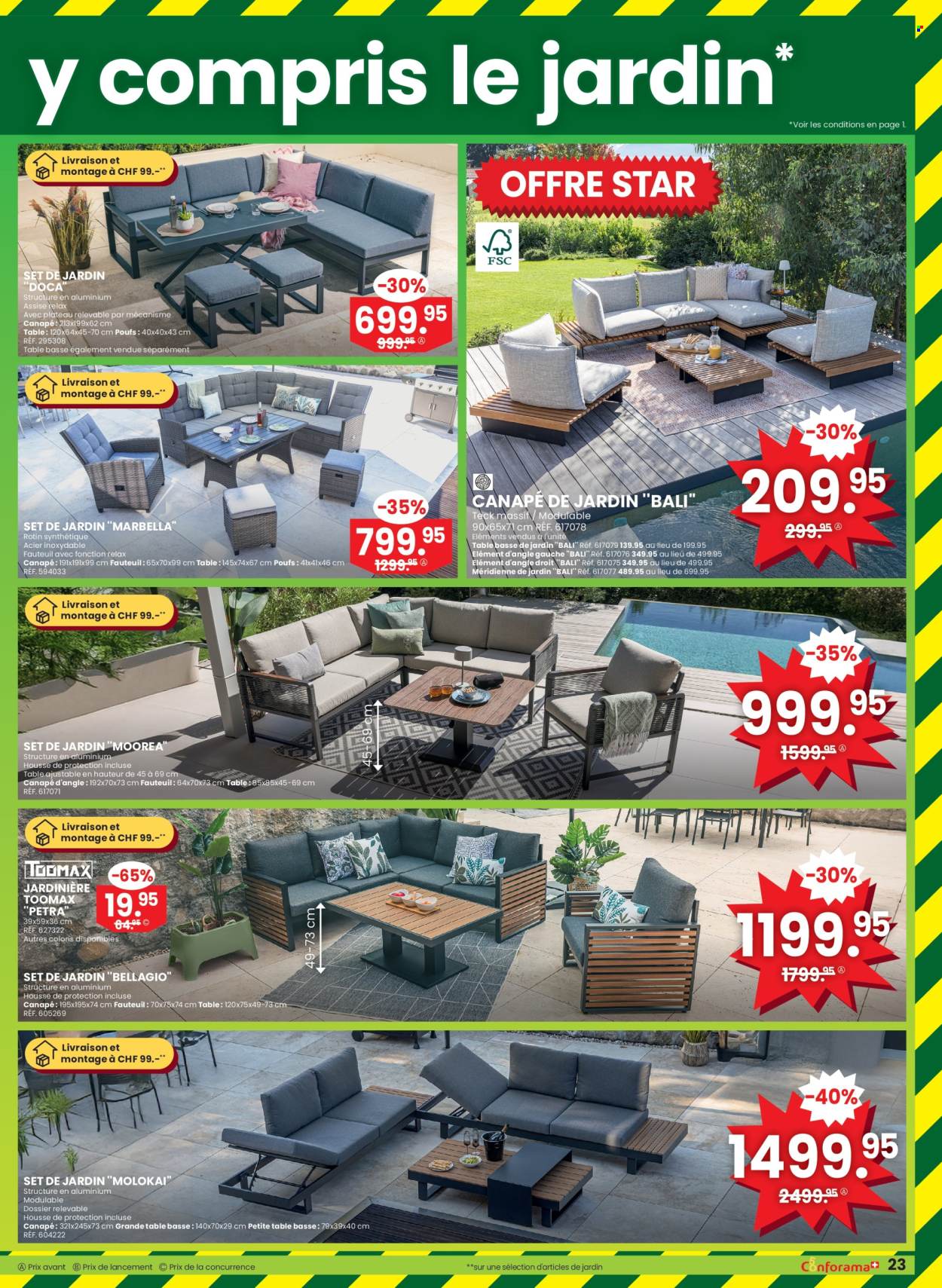 Catalogue Conforama - 29.4.2026 - 12.5.2026. Page 23. Page 23