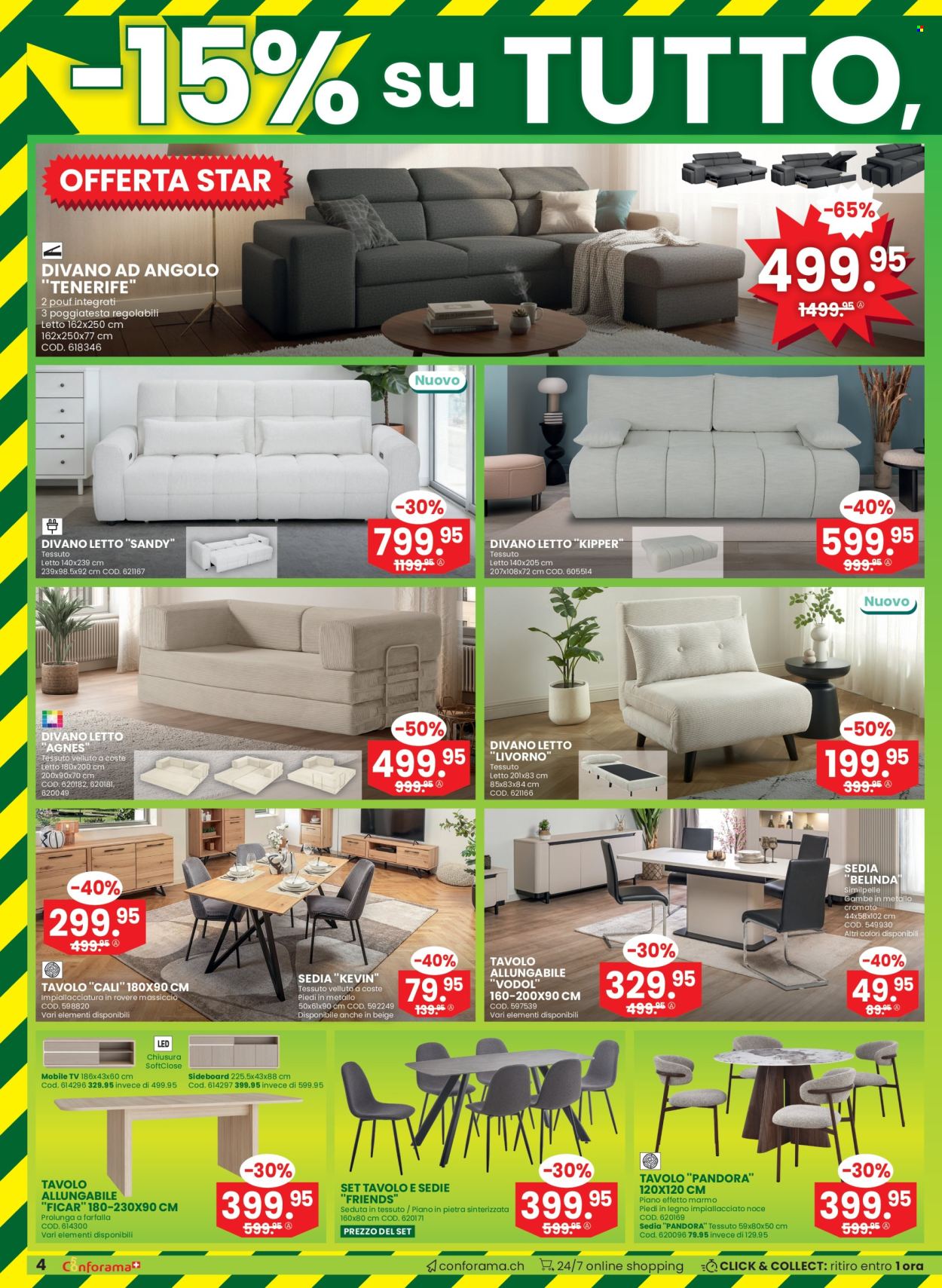 Catalogue Conforama - 29.4.2026 - 12.5.2026. Page 4. Page 4
