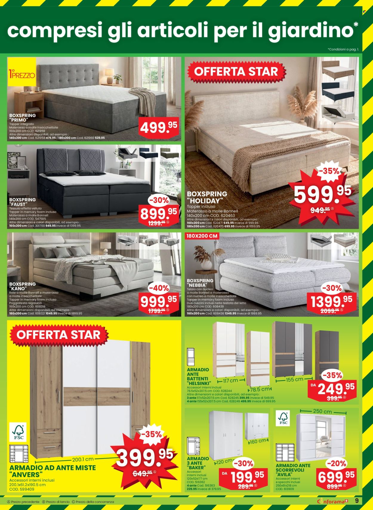Catalogue Conforama - 29.4.2026 - 12.5.2026. Page 9. Page 9