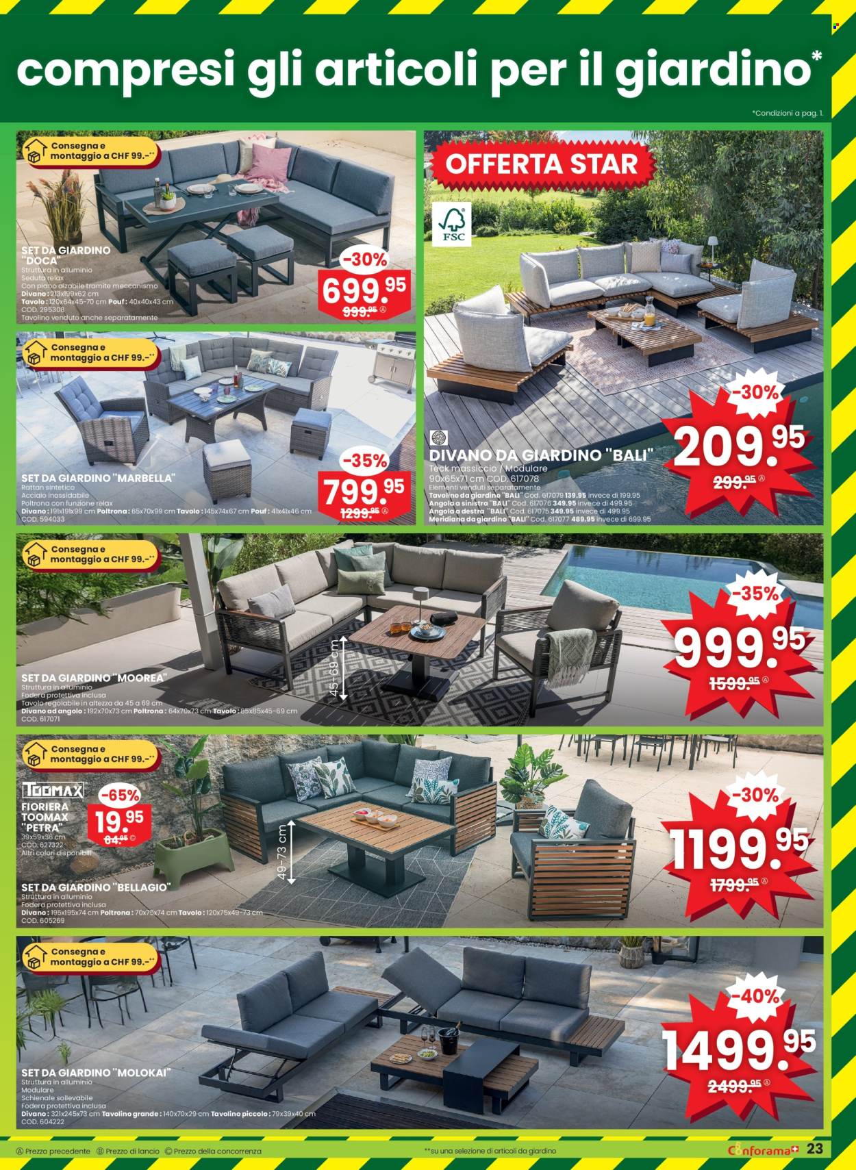 Catalogue Conforama - 29.4.2026 - 12.5.2026. Page 23. Page 23