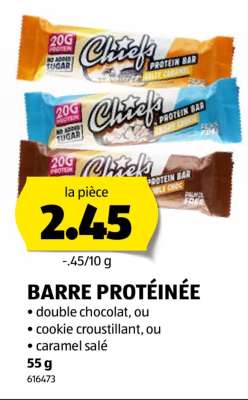 BARRE PROTÉINÉE