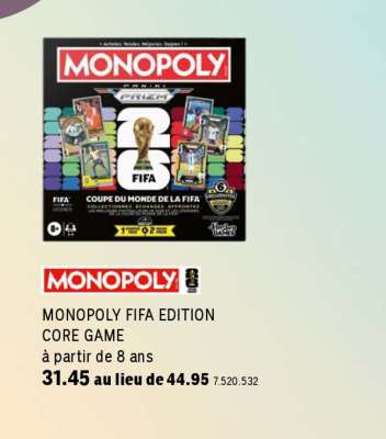 MONOPOLY FIFA EDITION