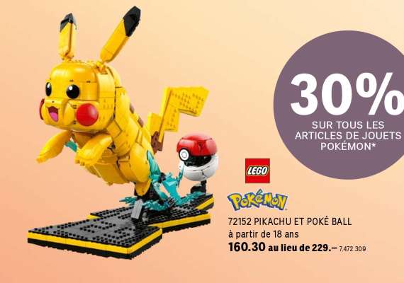 72152 PIKACHU ET POKÉ BALL