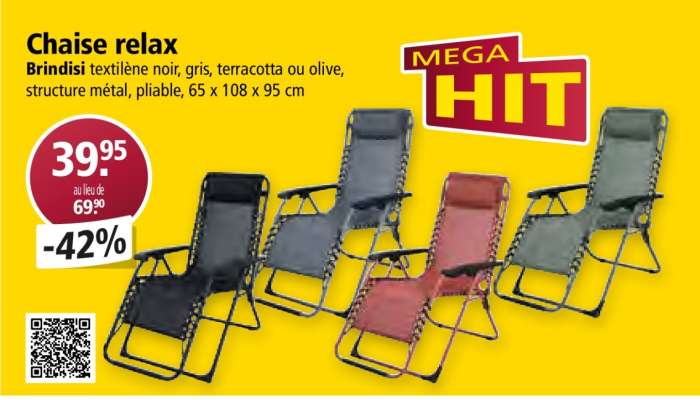 Chaise relax