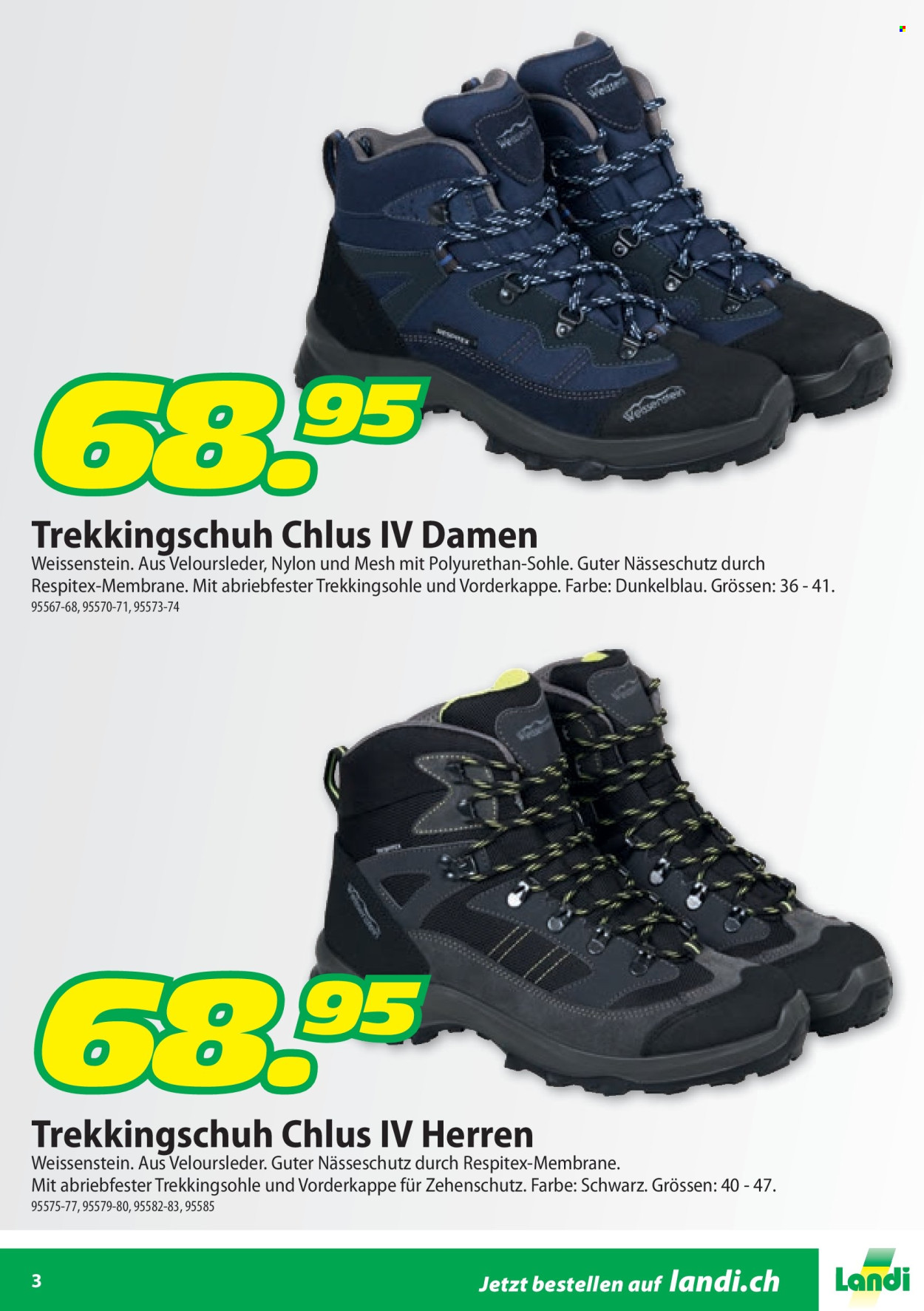 Catalogue Landi. Page 3. Page 3