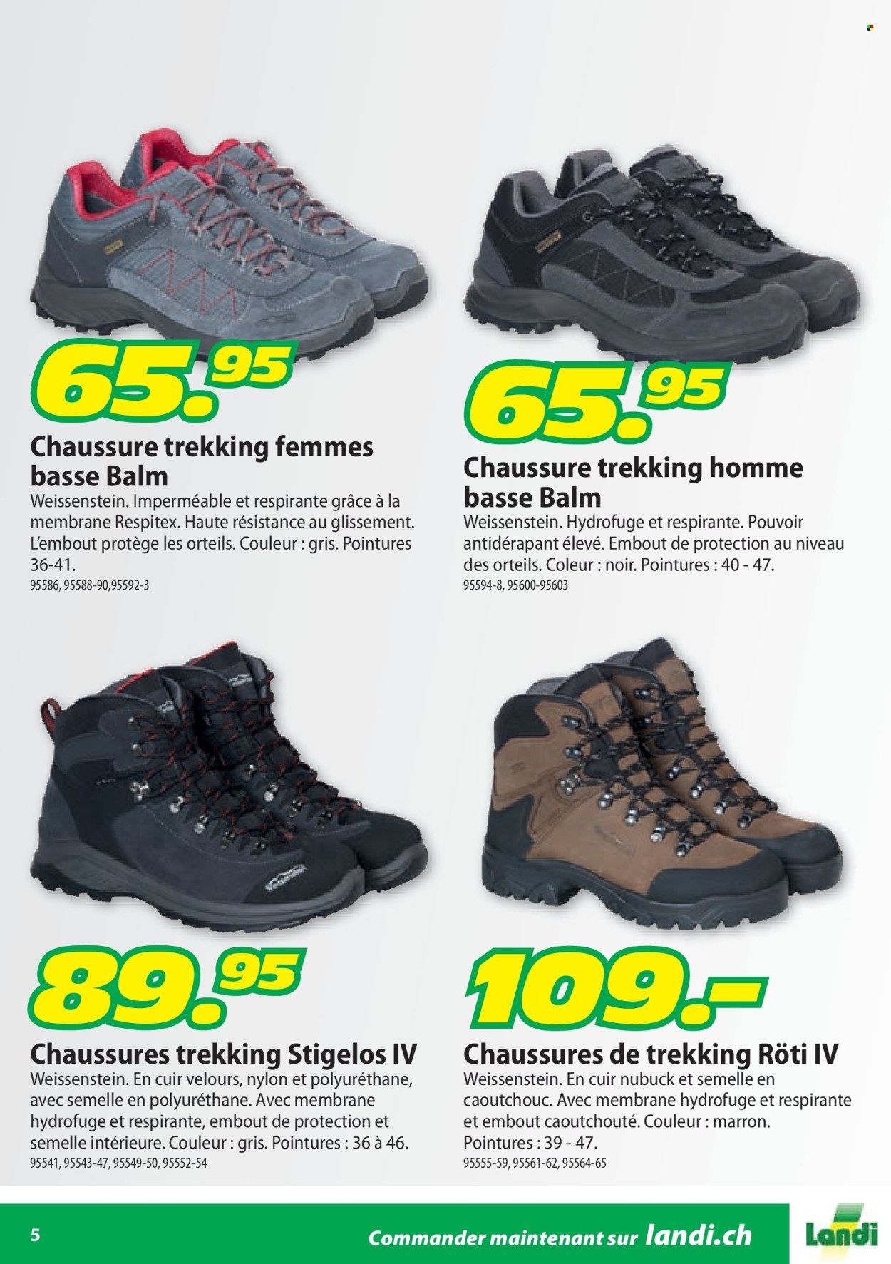 Catalogue Landi. Page 5. Page 5