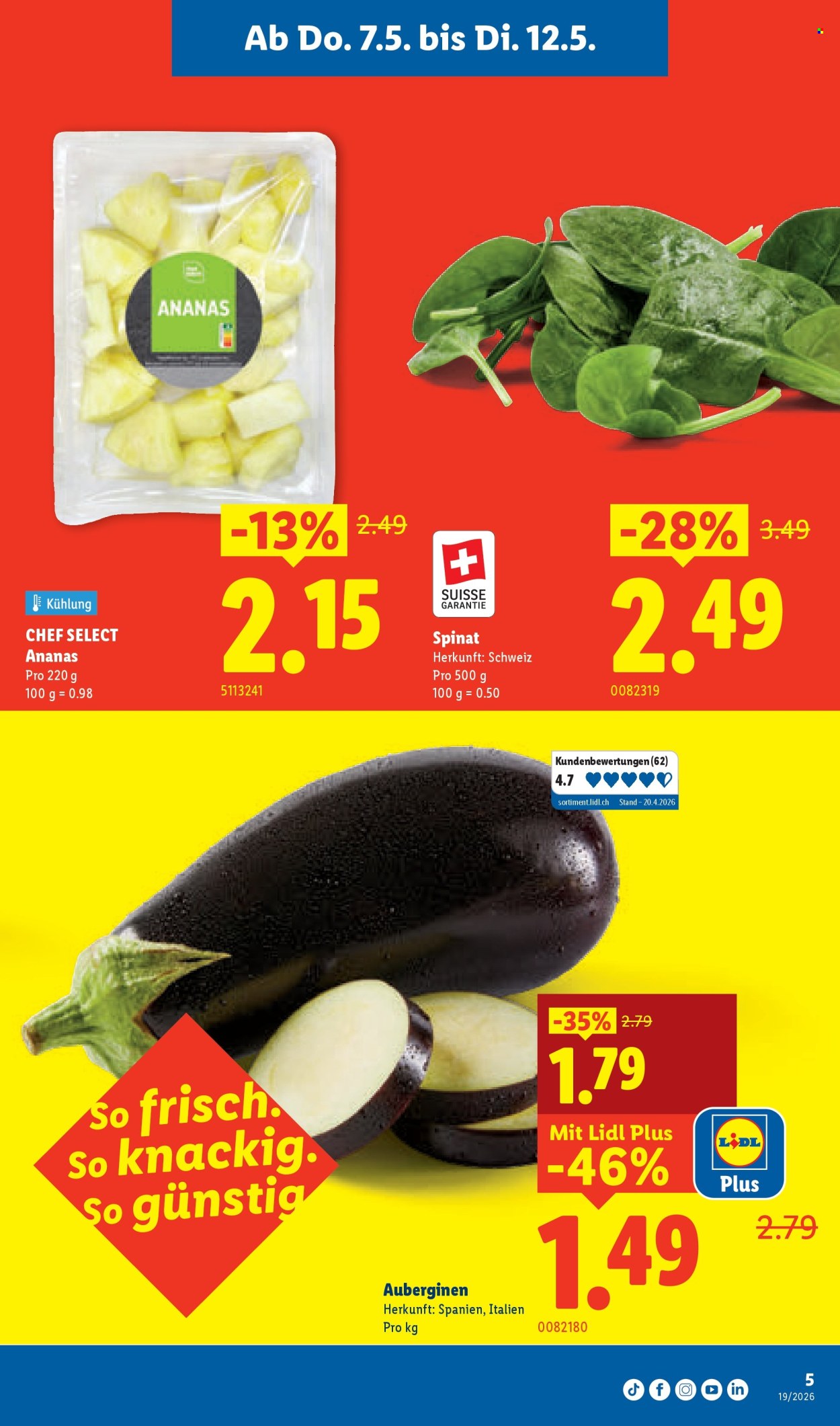 Catalogue Lidl - 7.5.2026 - 12.5.2026. Page 5. Page 5