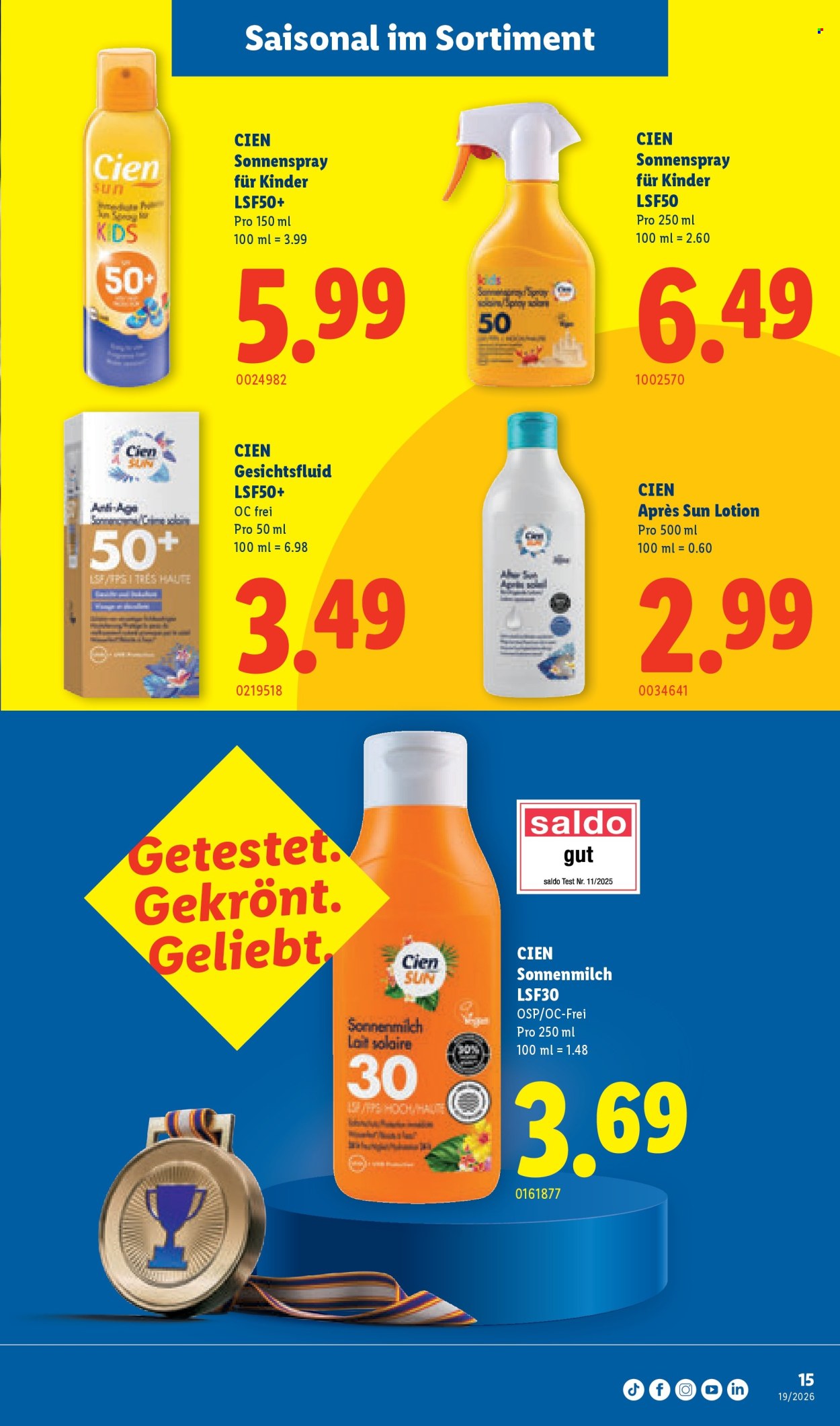 Catalogue Lidl - 7.5.2026 - 12.5.2026. Page 15. Page 15