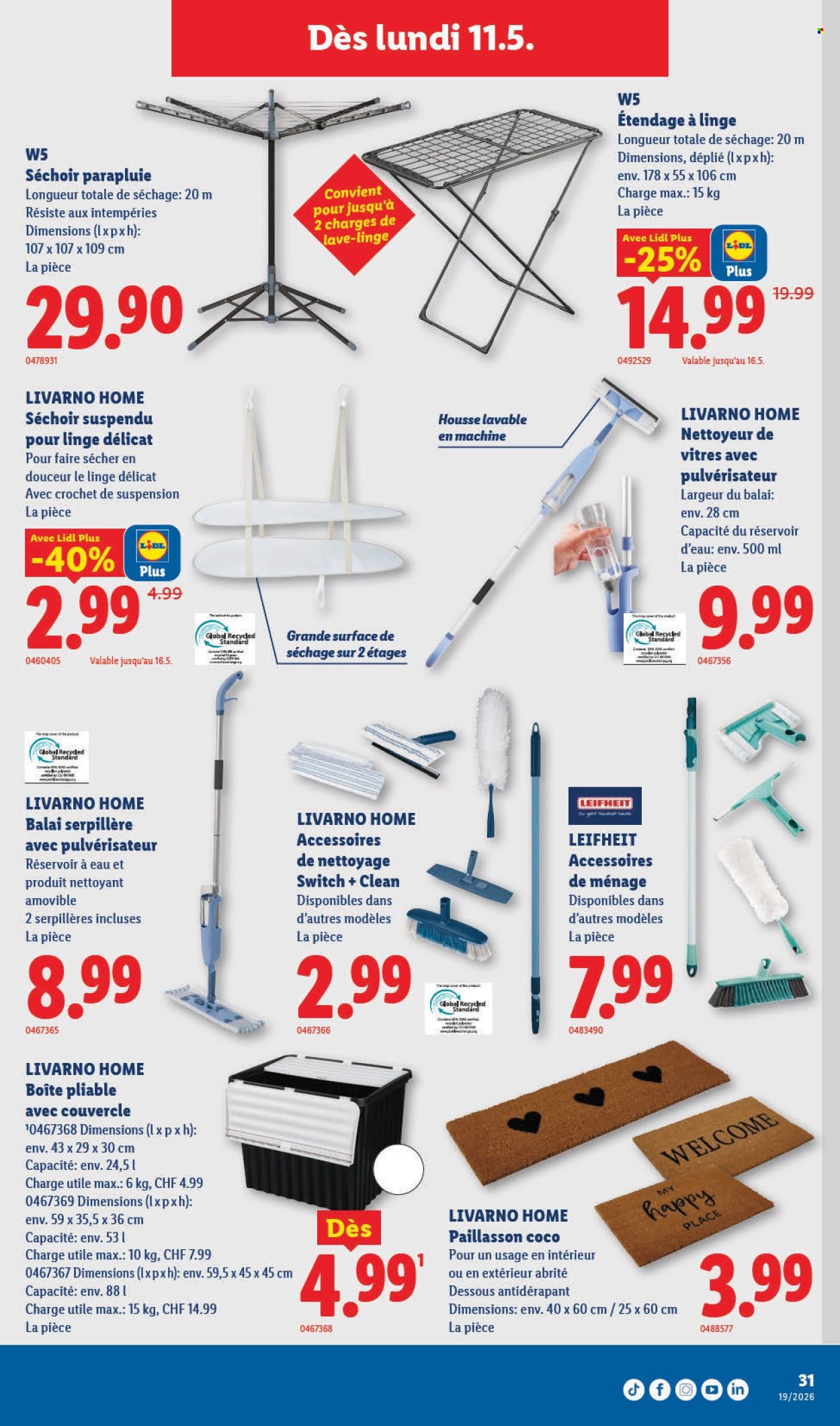 Catalogue Lidl - 7.5.2026 - 12.5.2026. Page 31. Page 31