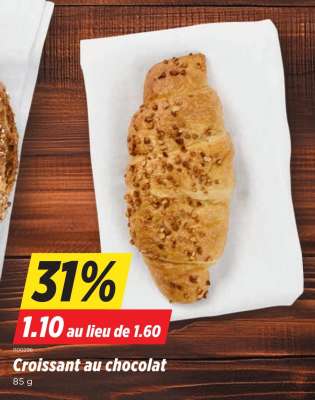 Croissant au chocolat