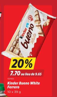 Kinder Bueno White Ferrero