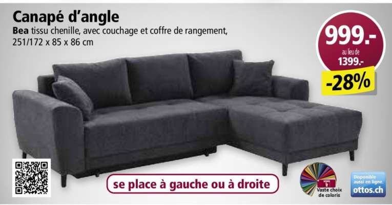 Canapé d'angle