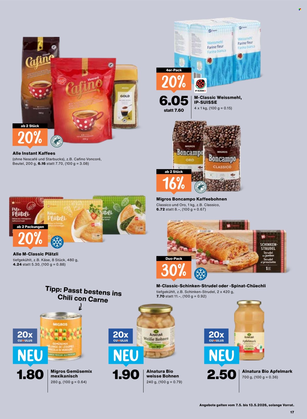 Catalogue Migros - 7.5.2026 - 13.5.2026. Page 17. Page 17