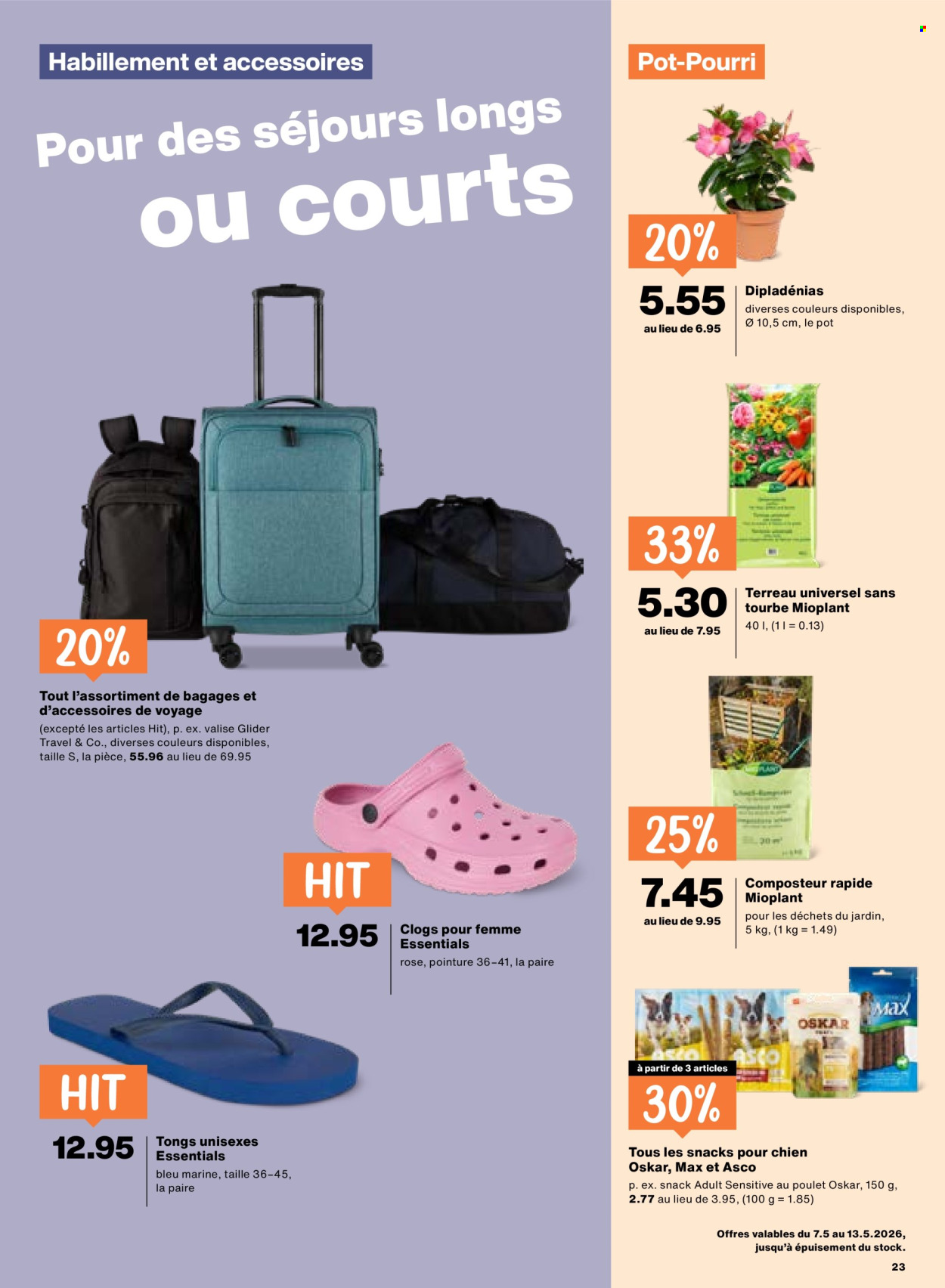 Catalogue Migros - 7.5.2026 - 13.5.2026. Page 23. Page 23