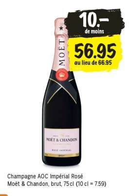 Champagne AOC Impérial Rosé