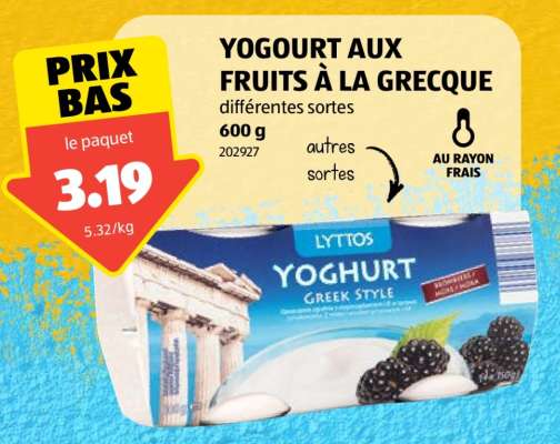 LYTTOS YOGHURT GREEK STYLE