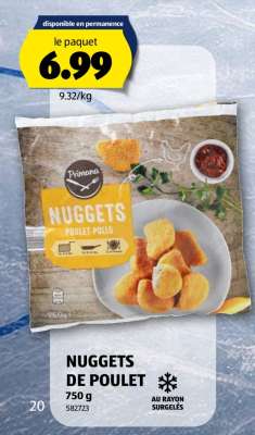 Nuggets de poulet