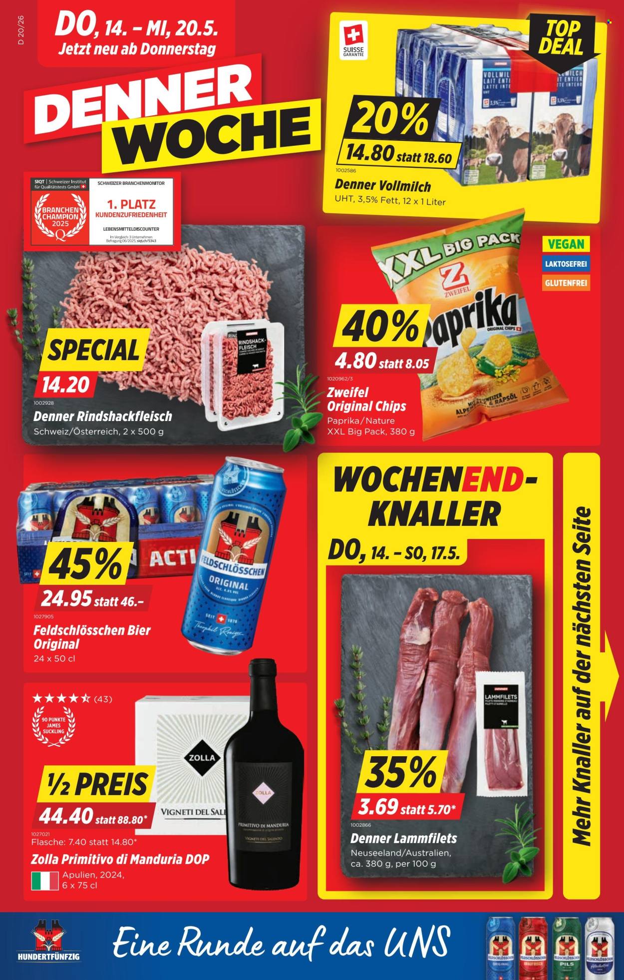 Catalogue Denner - 14.5.2026 - 20.5.2026. Page 1. Page 1