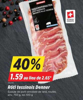 Rôti tessinois Denner